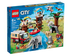 LEGO® City 60307 - Le camp de sauvetage des animaux sauvages
